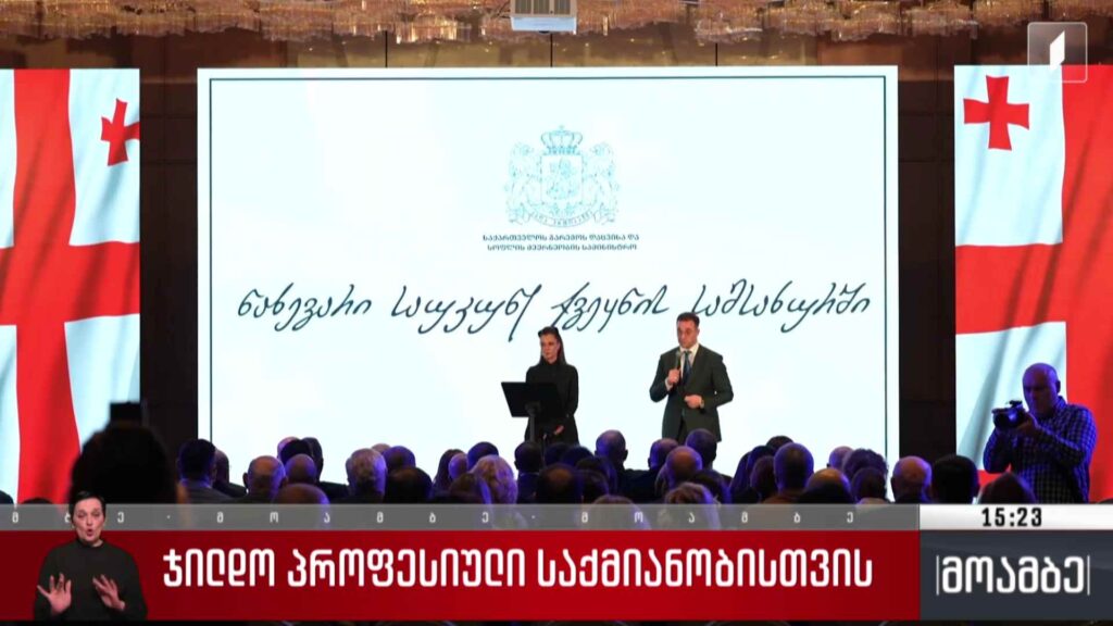 ჯილდო პროფესიული საქმიანობისთვის