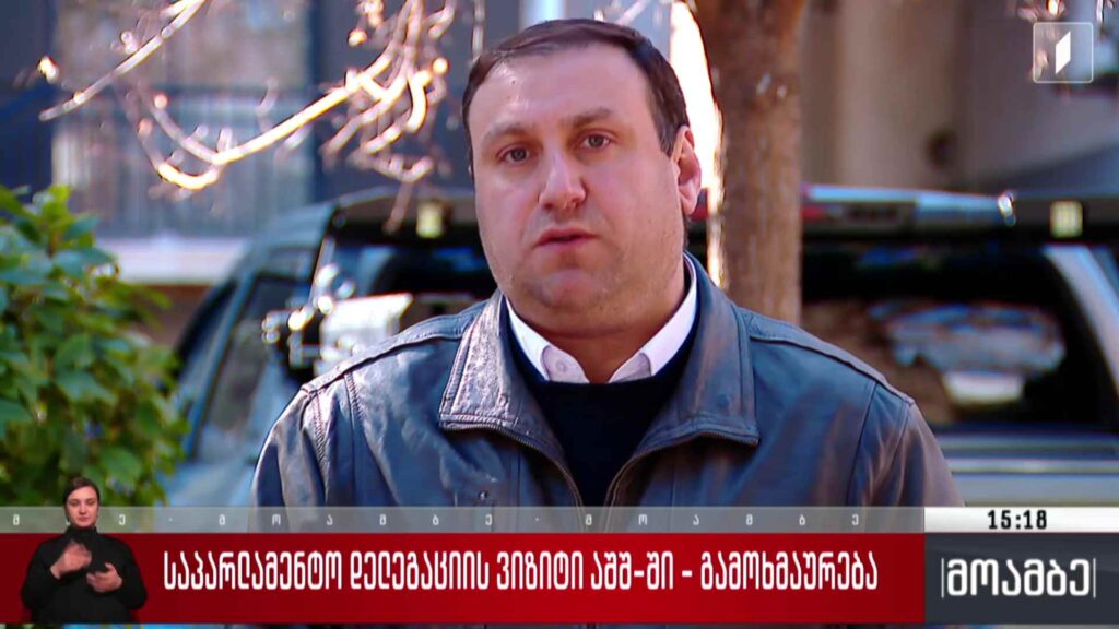 საპარლამენტო დელეგაციის ვიზიტი აშშ-ში – გამოხმაურება