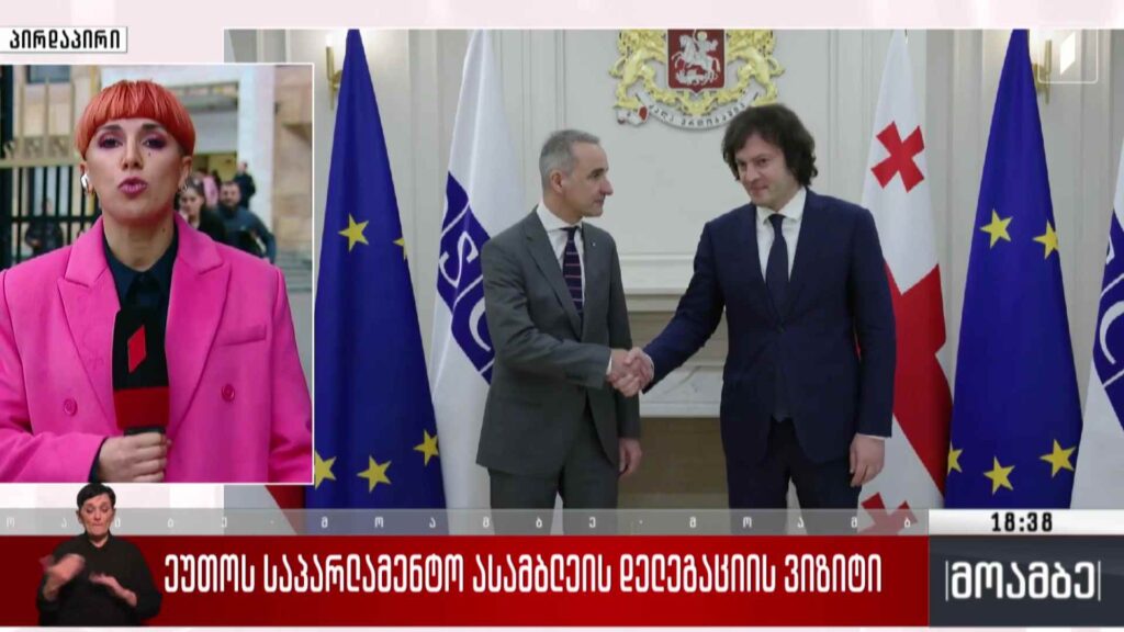 ეუთო-ს საპარლამენტო ასამბლეის დელეგაციის ვიზიტი