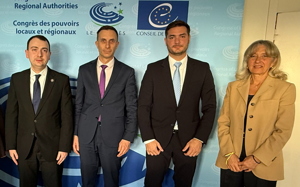საქართველოს საპარლამენტო დელეგაცია ევროპის საბჭოს ადგილობრივ და რეგიონულ ხელისუფალთა კონგრესის გენერალურ მდივანს შეხვდა