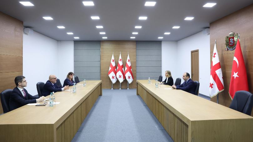 გეკა გელაძემ თურქეთის ელჩთან გამოსამშვიდობებელი შეხვედრა გამართა