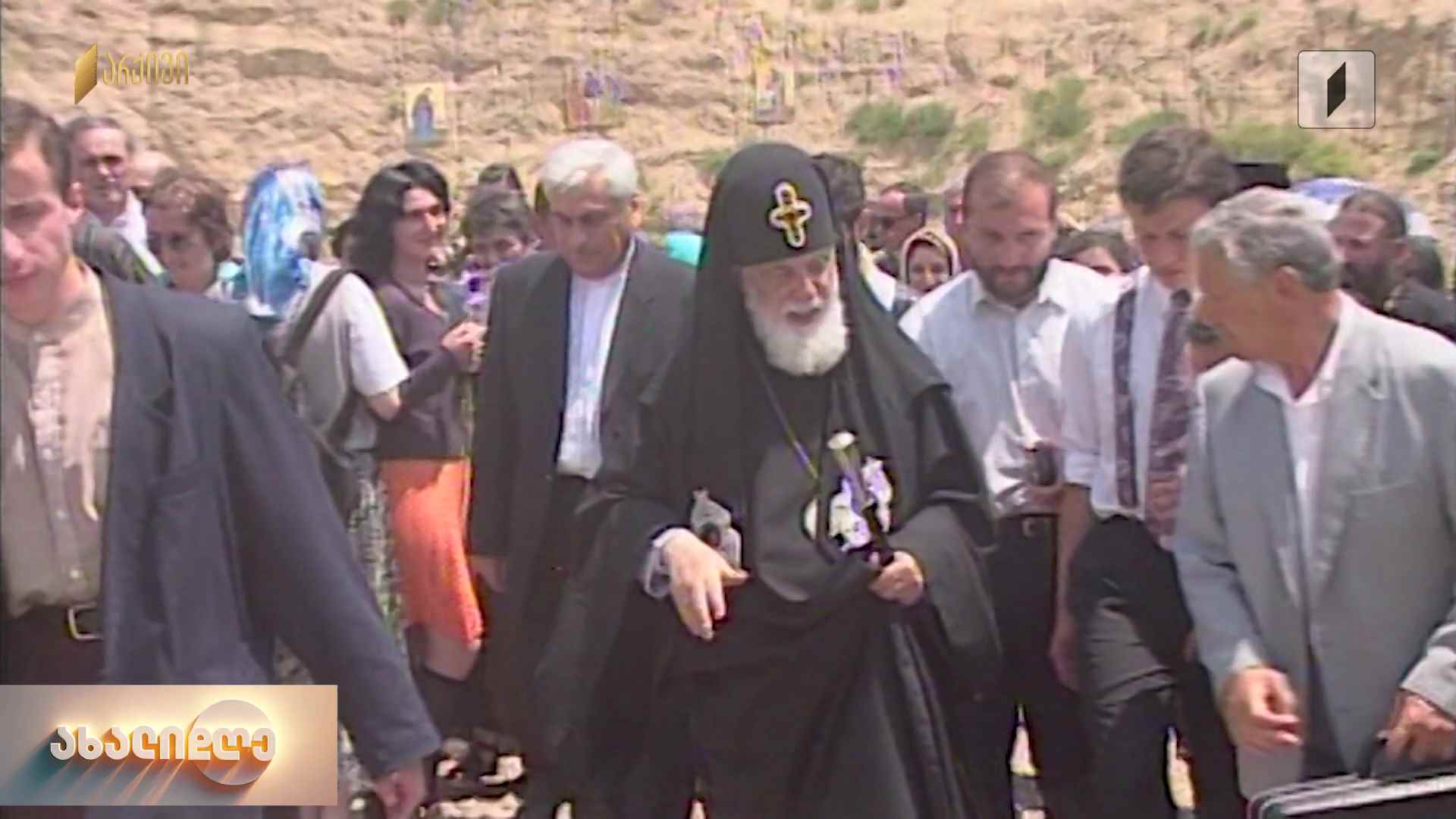 წმინდა სამებისა და მახათას ტაძრების მშენებლობა - უნიკალური კადრები პირველი არხის არქივიდან