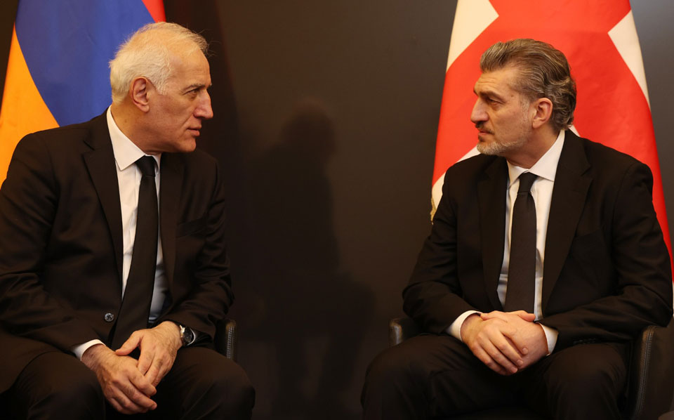 მიხეილ ყაველაშვილი სომხეთის პრეზიდენტს, ვაჰაგნ ხაჩატურიანს შეხვდა