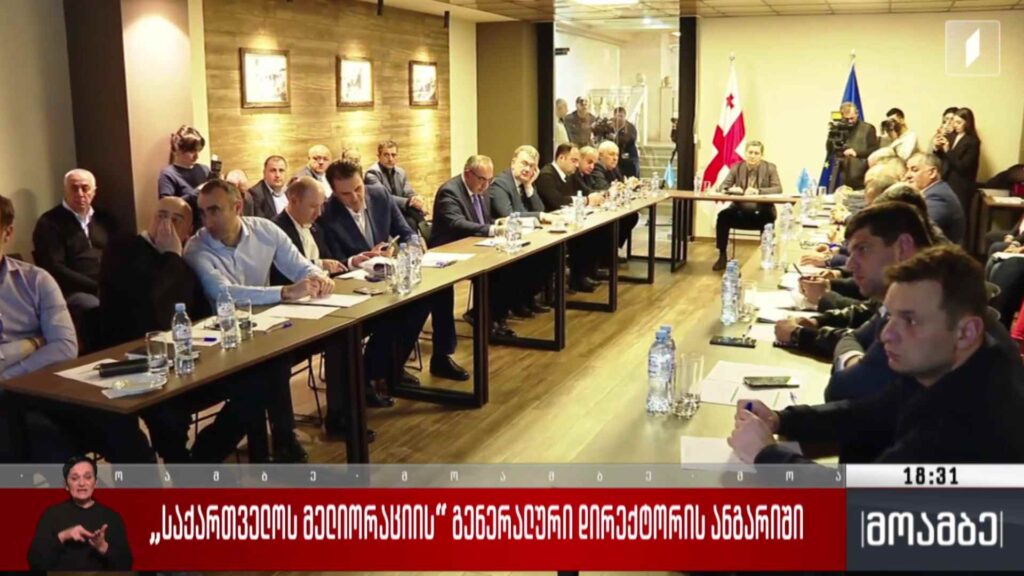 „საქართველოს მელიორაციის“ გენერალური დირექტორის ანგარიში