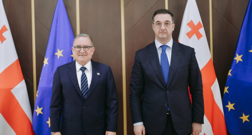 დავით სონღულაშვილი საქართველოში დომინიკის რესპუბლიკის ელჩს შეხვდა