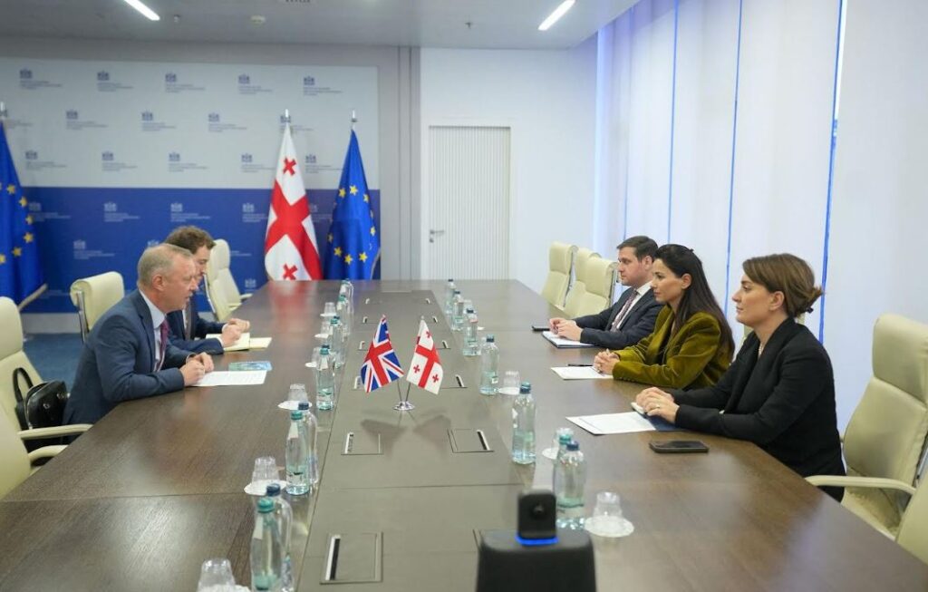 მარიამ ქვრივიშვილი გაერთიანებული სამეფოს ელჩს, გარეთ ედვარდ უორდს შეხვდა