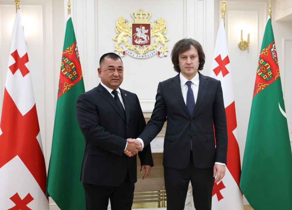 ირაკლი კობახიძე თურქმენეთის მინისტრთა კაბინეტის თავმჯდომარის მოადგილეს შეხვდა