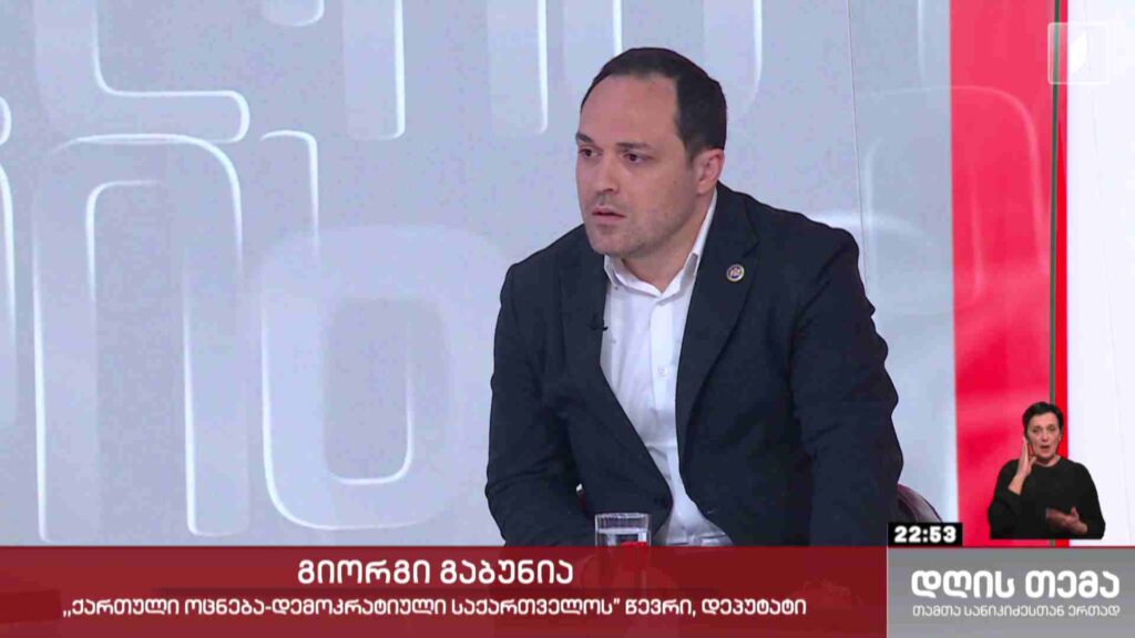 ინტერვიუ გიორგი გაბუნიასთან #დღისთემა