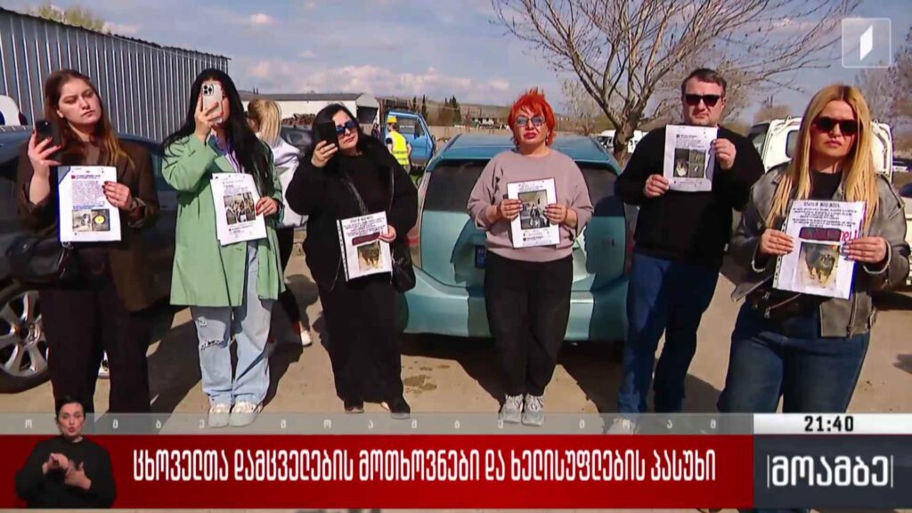 ცხოველთა დამცველების პროტესტი და ხელისუფლების პასუხი 