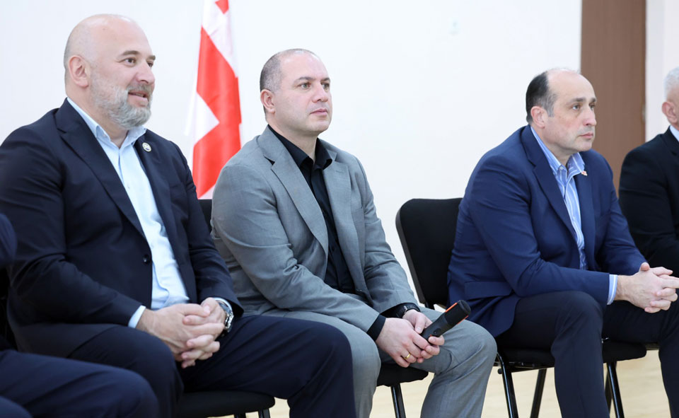 გივი მიქანაძე იმერეთის რეგიონის საჯარო სკოლების მოსწავლეთა მშობლებს შეხვდა