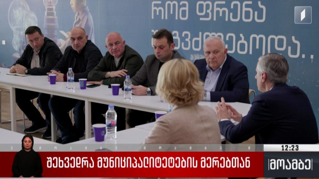 შეხვედრა მუნიციპალიტეტების მერებთან 