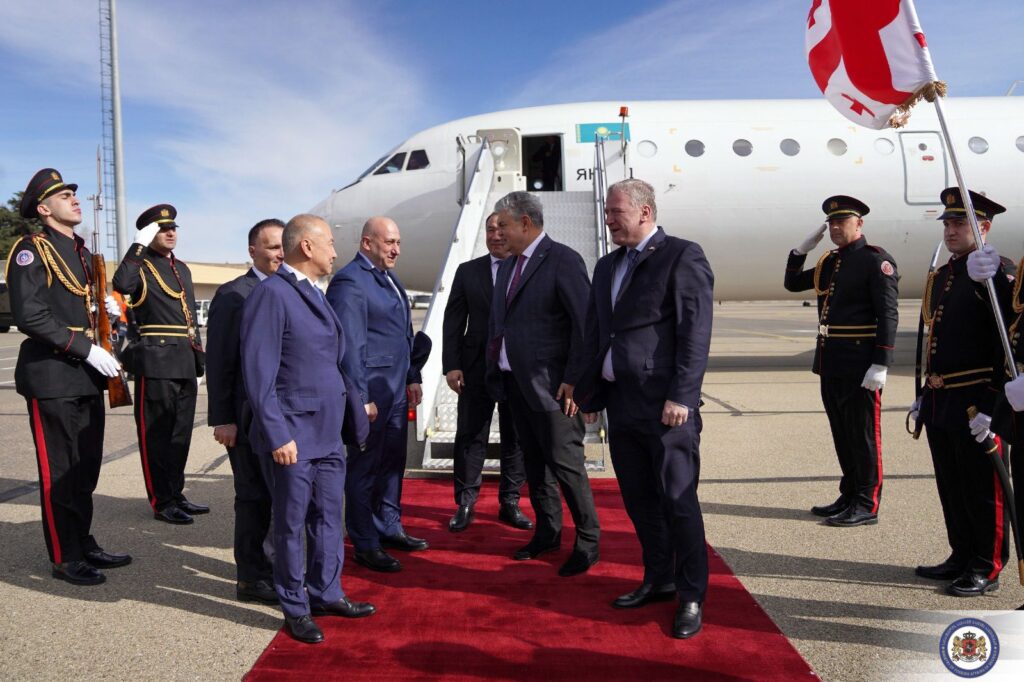 ყაზახეთის საგარეო საქმეთა მინისტრი ერმეკ კოშერბაევი საქართველოს ოფიციალური ვიზიტით ეწვია
