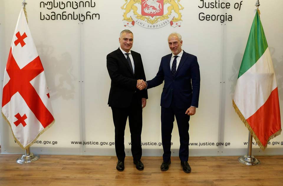 პაატა სალიამ იტალიის ელჩთან სამართლებრივი თანამშრომლობის განვითარების პერსპექტივები განიხილა