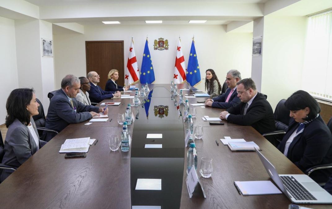 მიხეილ სარჯველაძე მსოფლიო ბანკის რეგიონულ დირექტორს, როლანდ პრაისს შეხვდა