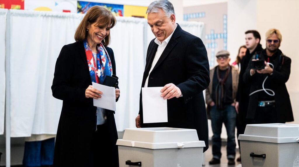 ვიქტორ ორბანმა არჩევნებში საკუთარი ხმა დააფიქსირა