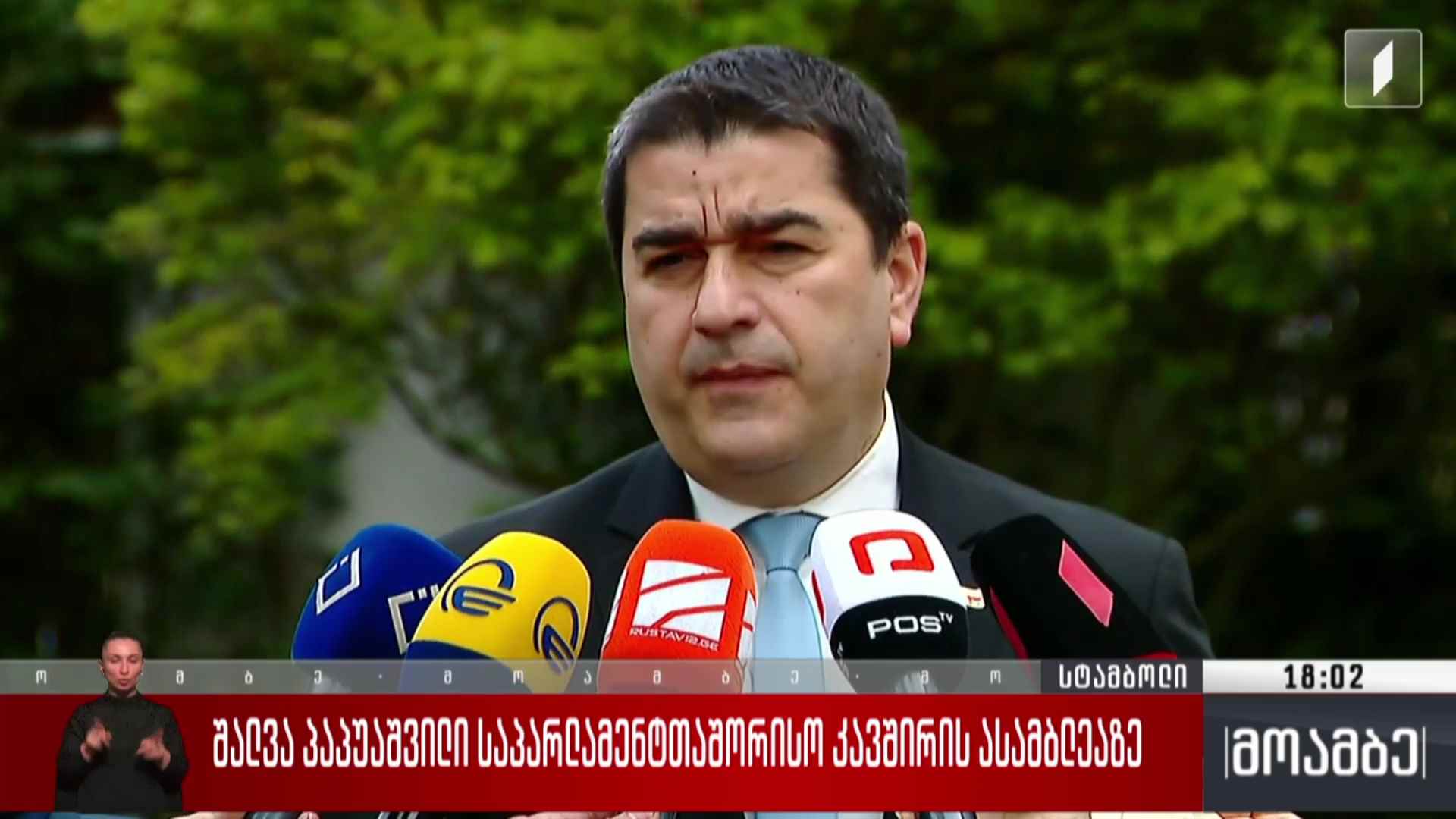 შალვა პაპუაშვილი საპარლამენტთაშორისო კავშირის ასამბლეაზე