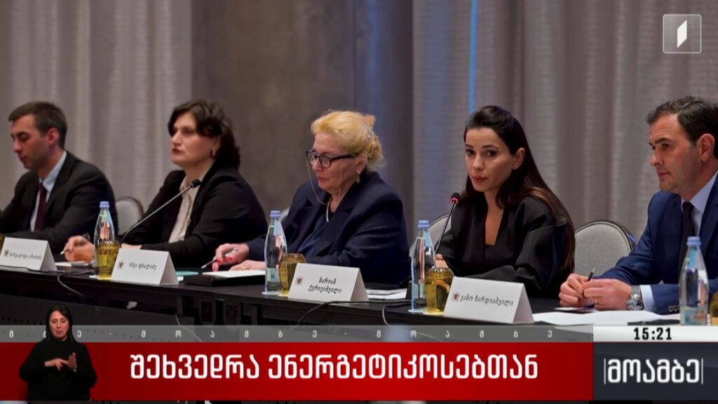შეხვედრა ენერგეტიკოსებთან