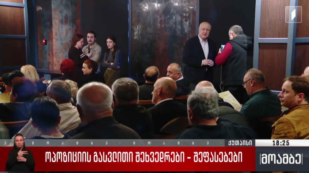 ოპოზიციის გასვლითი შეხვედრები – შეფასებები