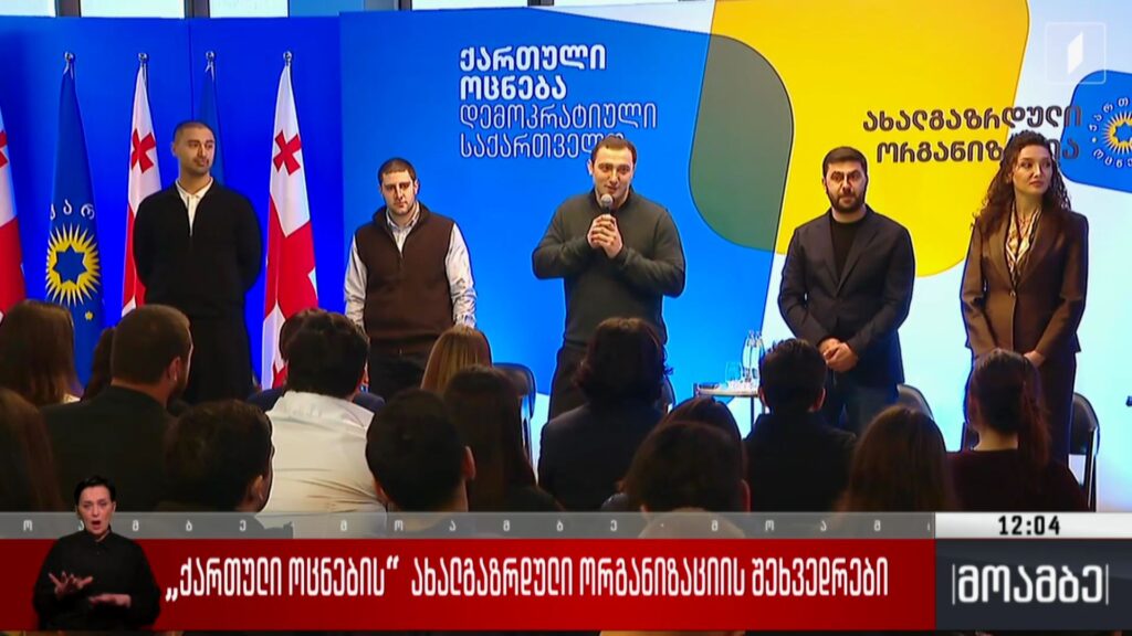 „ქართული ოცნების“ ახალგაზრდული ორგანიზაციის შეხვედრები