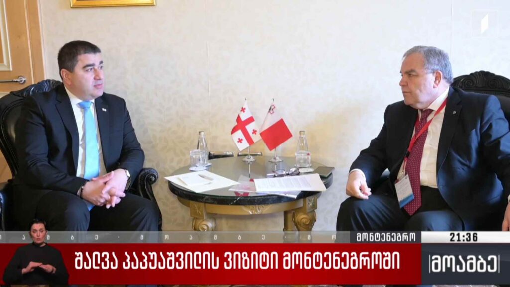 შალვა პაპუაშვილის ვიზიტი მონტენეგროში 
