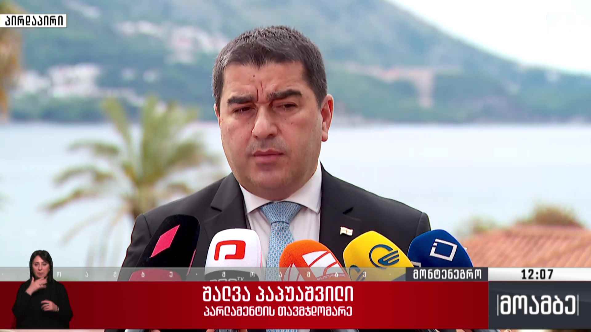 პარლამენტის თავმჯდომარის ვიზიტი მონტენეგროში - კომენტარი