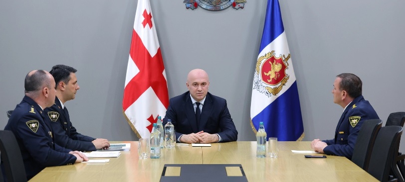 შინაგან საქმეთა მინისტრმა საპატრულო პოლიციის დეპარტამენტში შეხვედრა გამართა