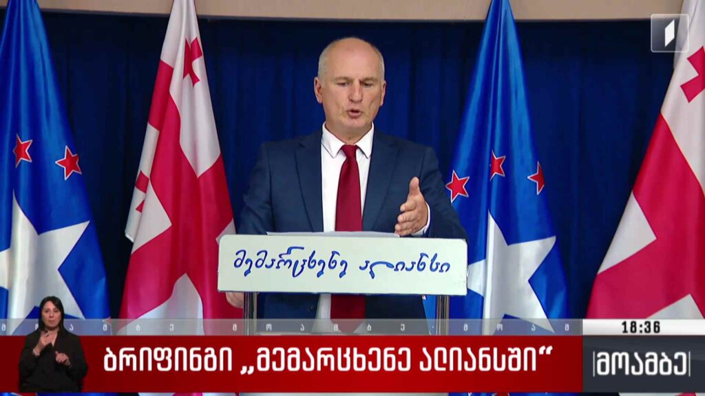 ბრიფინგი „მემარცხენე ალიანსში“