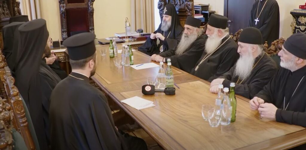 საქართველოს კათოლიკოს-პატრიარქმა, შიო მესამემ მსოფლიო საპატრიარქოს დელეგაციის წარმომადგენლებს უმასპინძლა