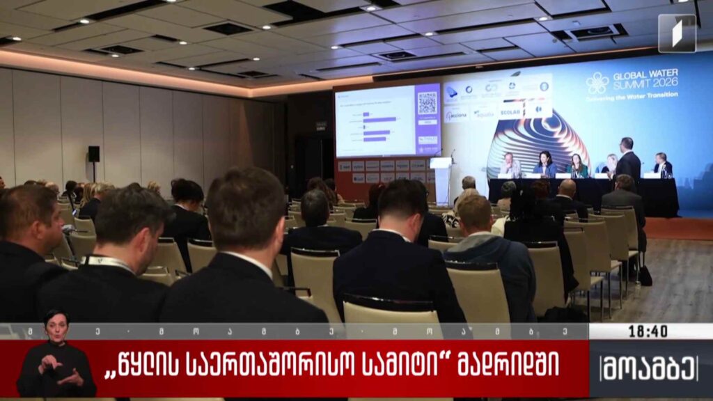 „წყლის საერთაშორისო სამიტი“ მადრიდში