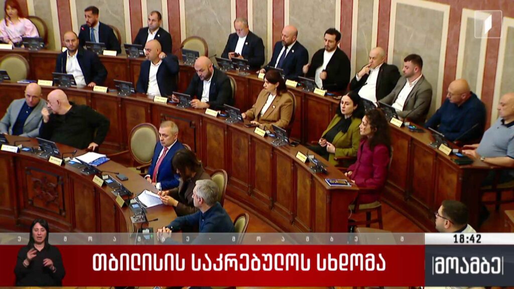 თბილისის საკრებულოს სხდომა 
