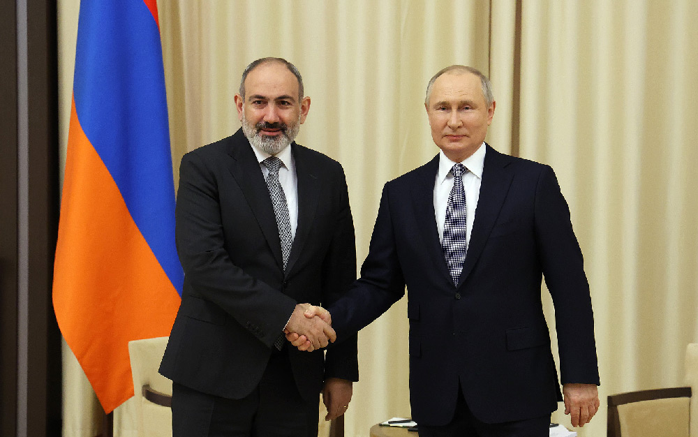 ვლადიმერ პუტინმა ნიკოლ ფაშინიანს დაბადების დღე მიულოცა და განაცხადა, რომ მოსკოვს ერევანთან ურთიერთობების განვითარება სურს