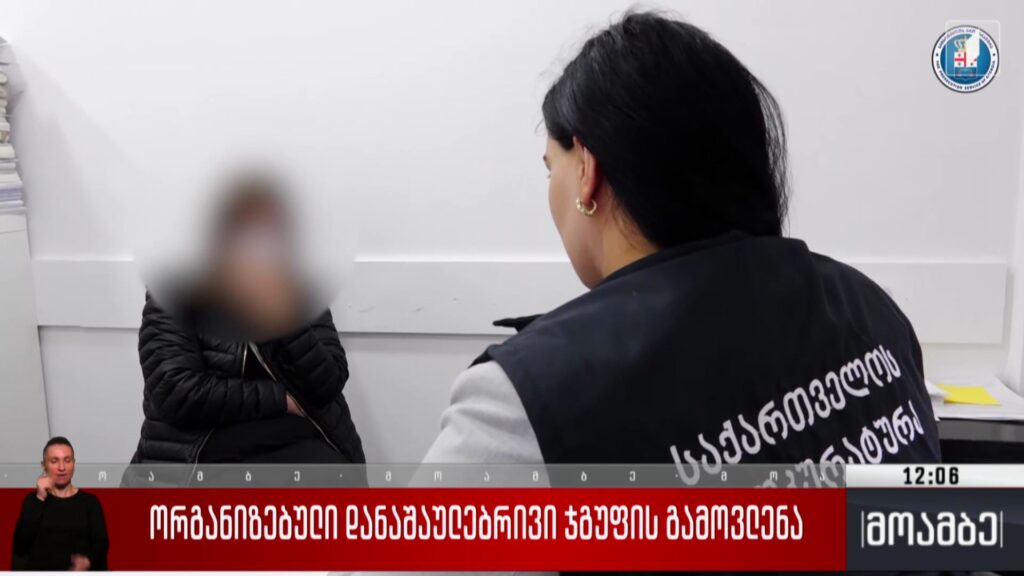 ორგანიზებული დანაშაულებრივი ჯგუფის გამოვლენა