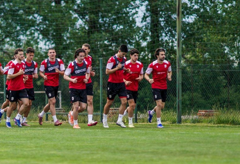 ფეხბურთში საქართველოს ახალგაზრდული ნაკრები ამხანაგური მატჩებისთვის ემზადება #1TVSPORT