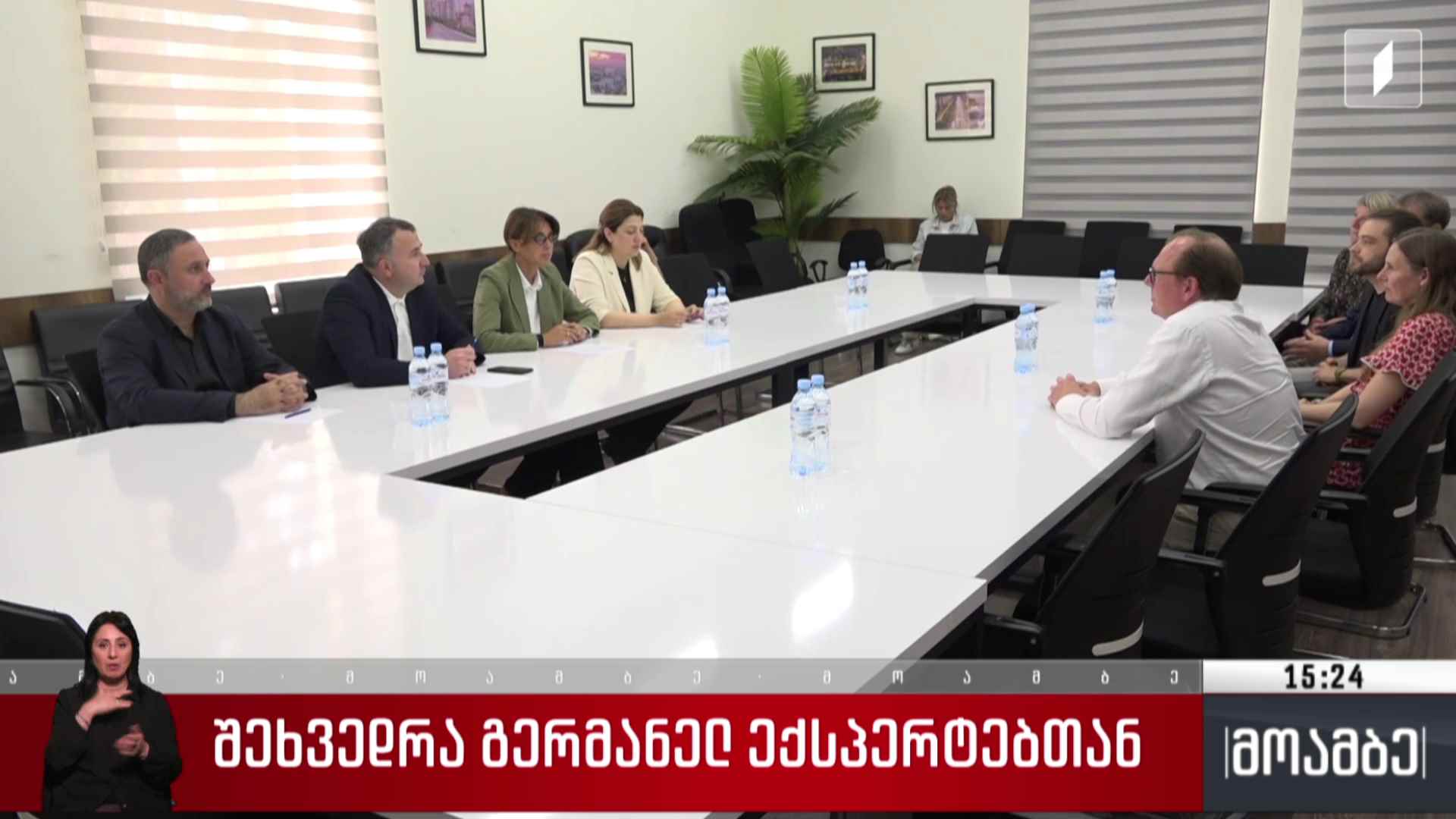 შეხვედრა გერმანელ ექსპერტებთან