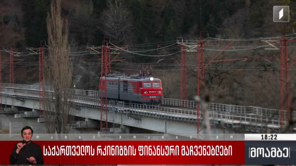 საქართველოს რკინიგზის ფინანსური მაჩვენებლები