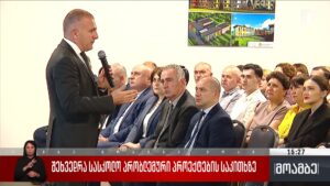შეხვედრა სასკოლო პრობლემური პროექტების საკითხზე