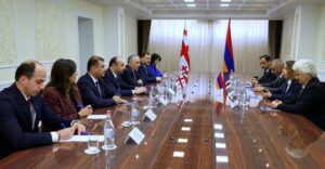 გეკა გელაძე სომხეთის საგარეო დაზვერვის სამსახურის უფროსს, ქრისტინე გრიგორიანს შეხვდა