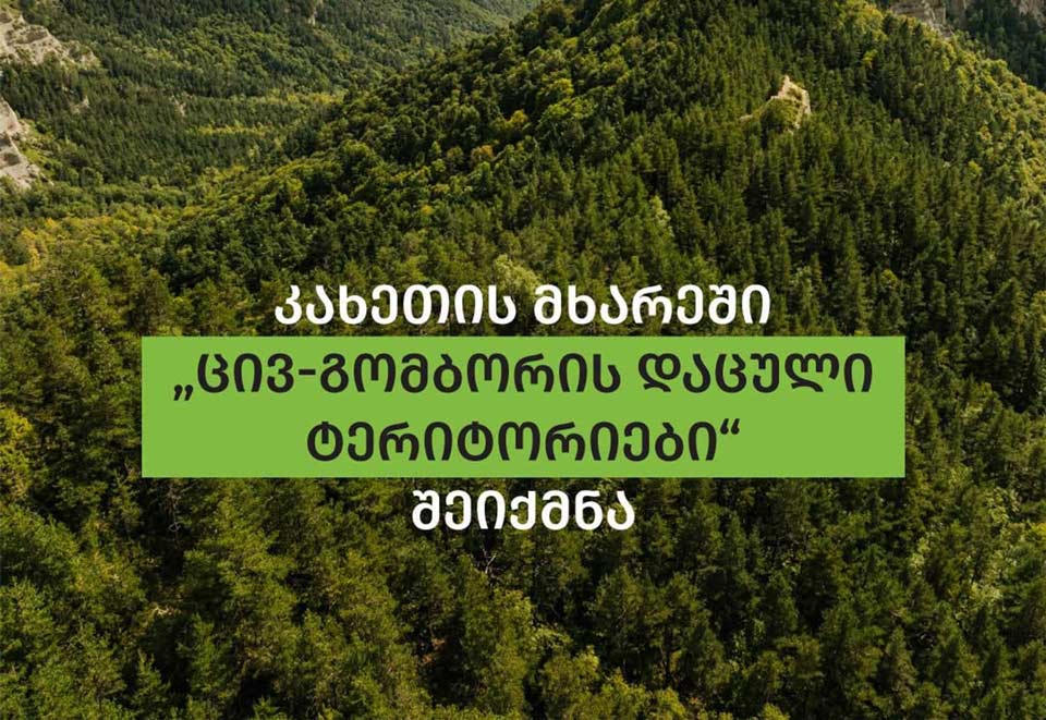კახეთის მხარეში „ცივ-გომბორის დაცული ტერიტორიები“ შეიქმნა