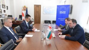 ნიკოლოზ სამხარაძემ ბულგარეთის ელჩთან გამოსამშვიდობებელი შეხვედრა გამართა