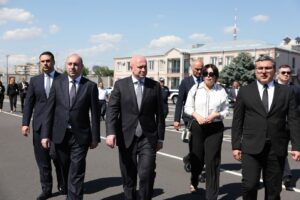 სულხან თამაზაშვილი სომხეთის რესპუბლიკის შინაგან საქმეთა სამინისტროს დანაყოფებს ეწვია