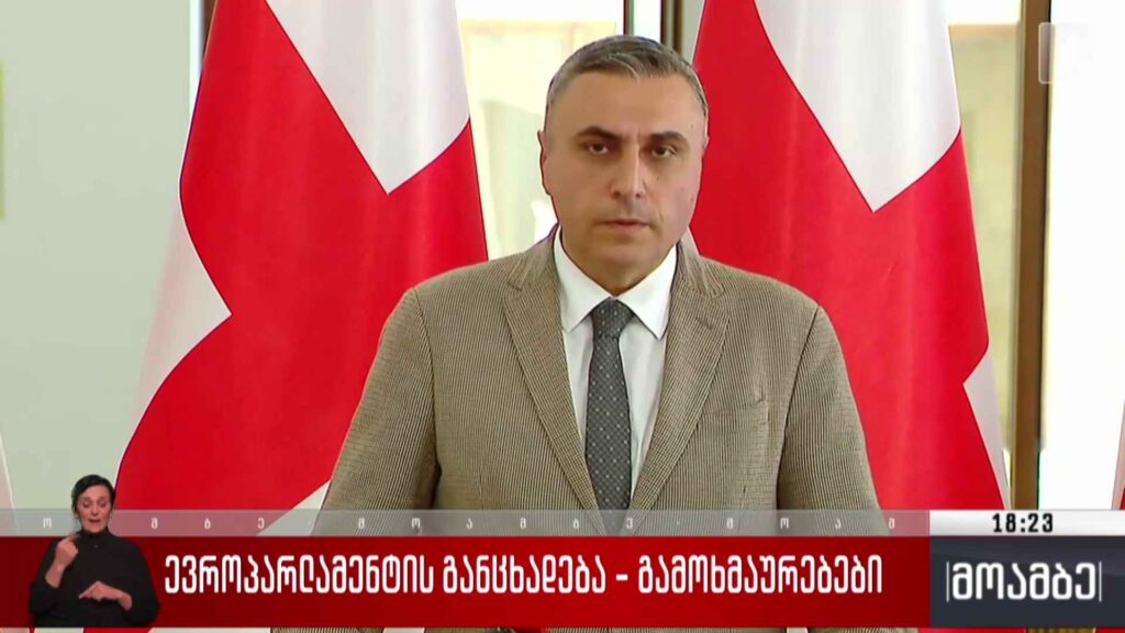 ევროპარლამენტის განცხადება – გამოხმაურებები