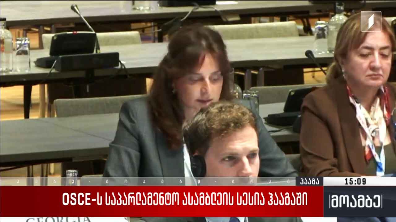 OSCE-ს საპარლამენტო ასამბლეის სესია