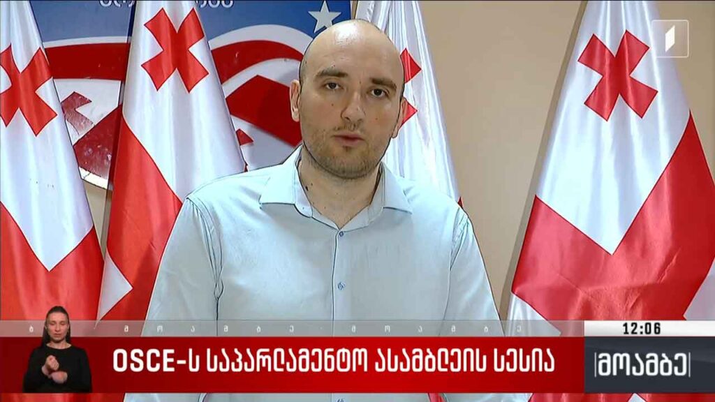 OSCE-ს საპარლამენტო ასამბლეის სესია – გამოხმაურება თბილისში
