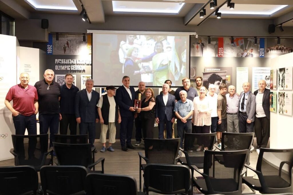 ოლიმპიურ მუზეუმში ვლადიმერ მესტვირიშვილის ხსოვნისადმი მიძღვნილი ღონისძიება გაიმართა #1TVSPORT