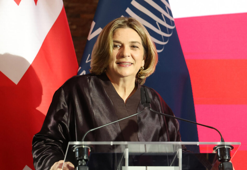საქართველოს პირველი ლედი თამარ ბაგრატიონი ჟენევაში, ინტელექტუალური საკუთრების მსოფლიო ორგანიზაციის ასამბლეის ფარგლებში გამართულ ღონისძიებაზე სიტყვით გამოვიდა