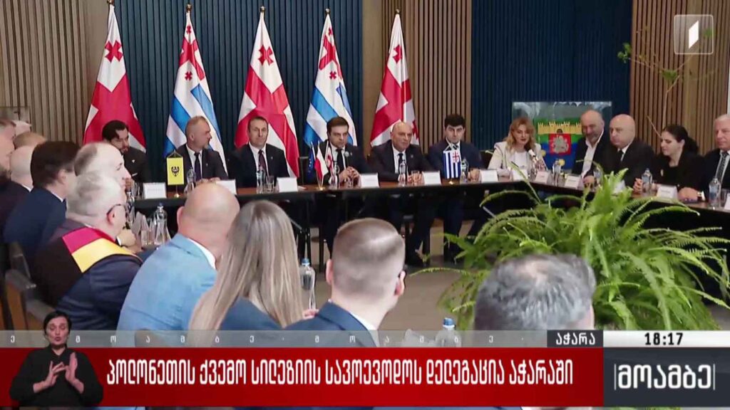პოლონეთის ქვემო სილეზიის სავოევოდოს დელეგაცია აჭარაში 
