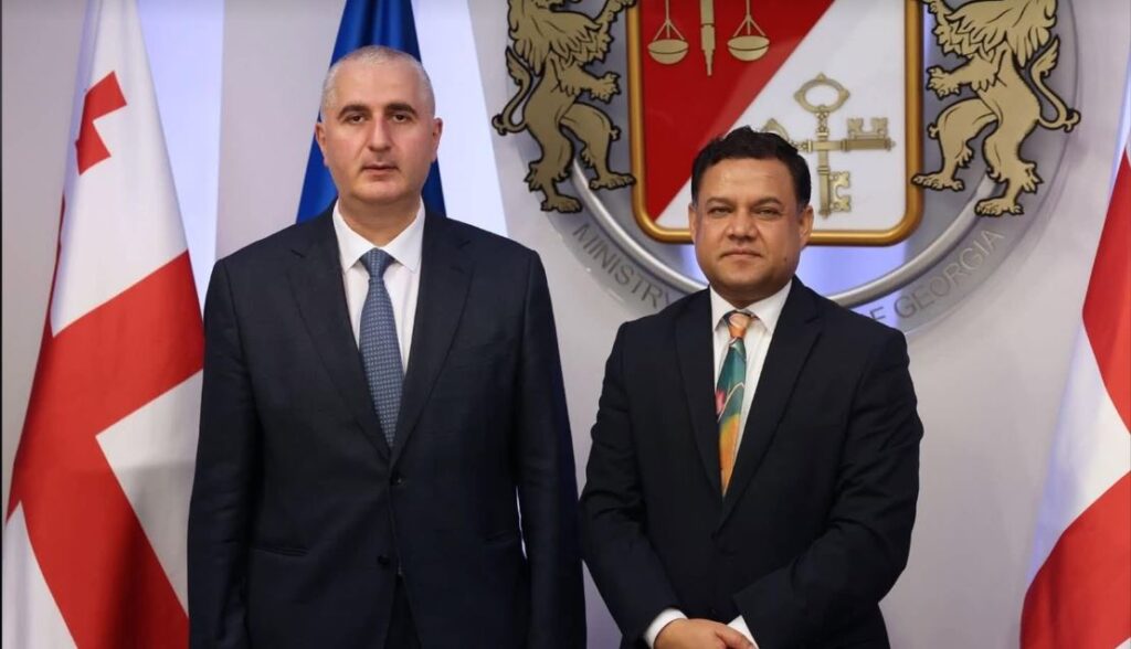 ფინანსთა მინისტრი ინდოეთის რესპუბლიკის საგანგებო და სრულუფლებიან ელჩს შეხვდა