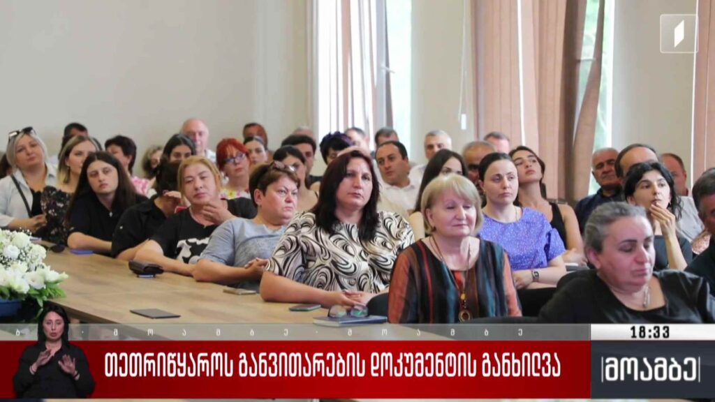 თეთრიწყაროს განვითარების დოკუმენტის განხილვა 