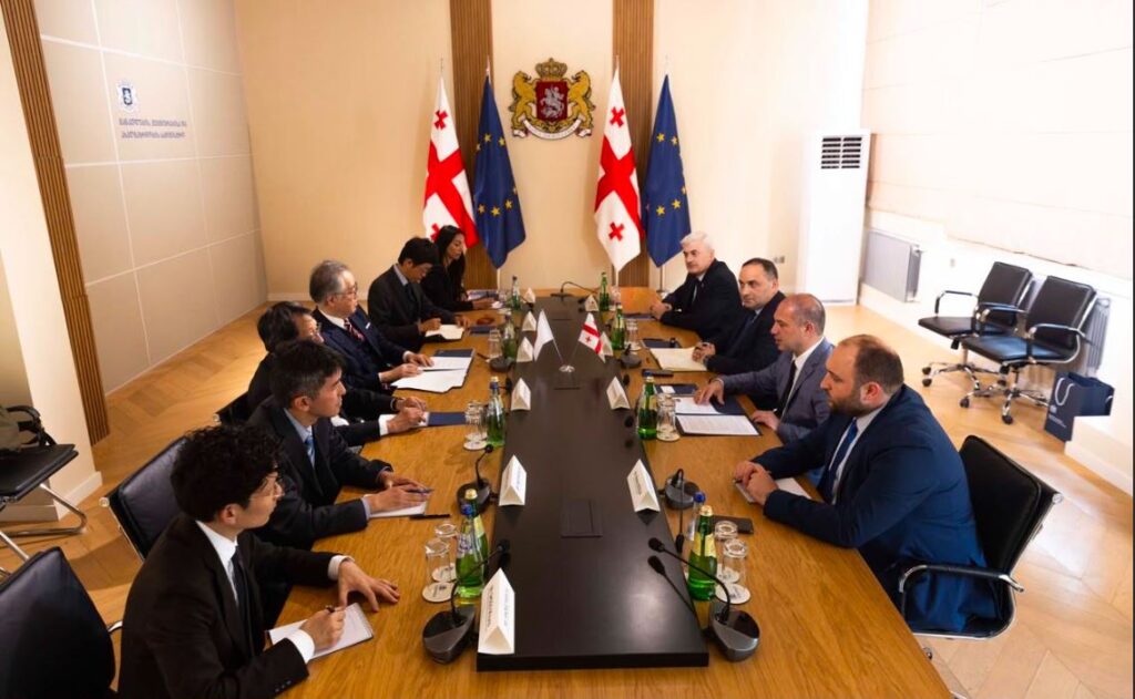 გივი მიქანაძემ საქართველოში იაპონიის საგანგებო და სრულუფლებიან ელჩს და ცუკუბას უნივერსიტეტის პრეზიდენტს უმასპინძლა