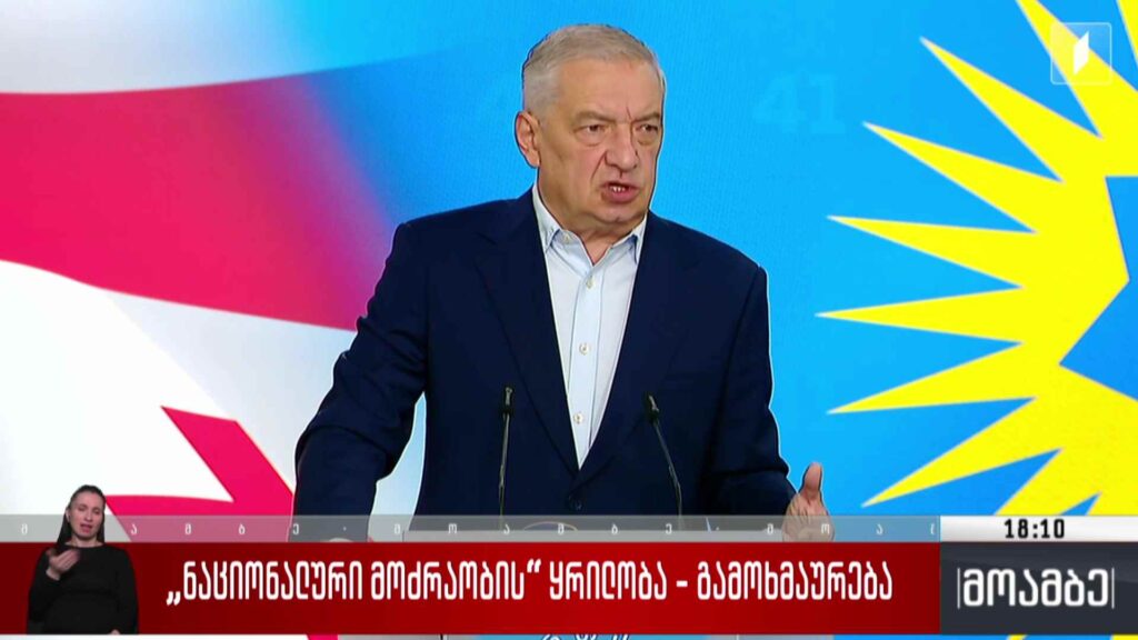 „ნაციონალური მოძრაობის“ ყრილობა – გამოხმაურება